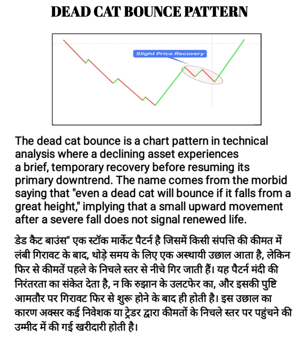 Dead Cat Bounce Chart Pattern 